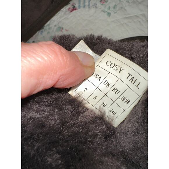 AUSTRALIA LUXE COLLECTIVE SHEEPSKIN COSY TALL BOOTS 7 - Picture 5 of 8